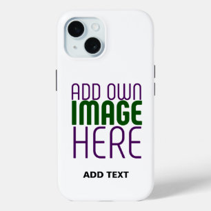 COQUE Case-Mate iPhone MODÈLE DE TEXTE D'IMAGE BLANCHE SIMPLE MODERNE