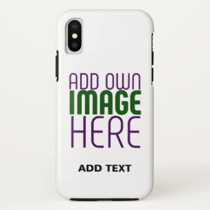 Case-Mate iPhone CASE MODÈLE DE TEXTE D'IMAGE BLANCHE SIMPLE MODERNE