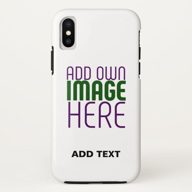 COQUES Case-Mate iPhone MODÈLE DE TEXTE D'IMAGE BLANCHE SIMPLE MODERNE (Dos)