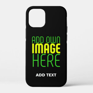 Case-Mate iPhone CASE MODÈLE DE TEXTE D'IMAGE NOIRE SIMPLE ET MODERNE