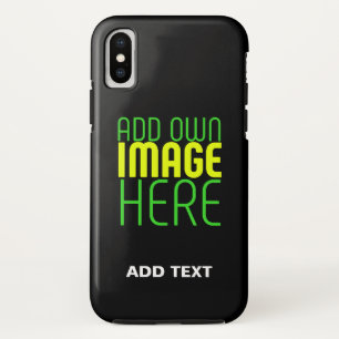 Case-Mate iPhone CASE MODÈLE DE TEXTE D'IMAGE NOIRE SIMPLE ET MODERNE