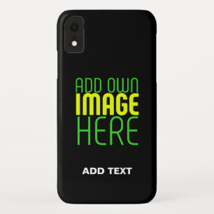 Case-Mate iPhone CASE MODÈLE DE TEXTE D'IMAGE NOIRE SIMPLE ET MODERNE