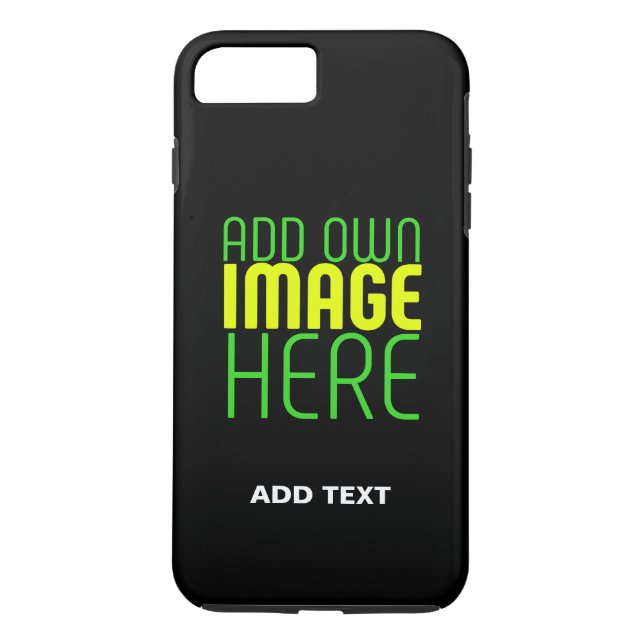 COQUES Case-Mate iPhone MODÈLE DE TEXTE D'IMAGE NOIRE SIMPLE ET MODERNE (Dos)