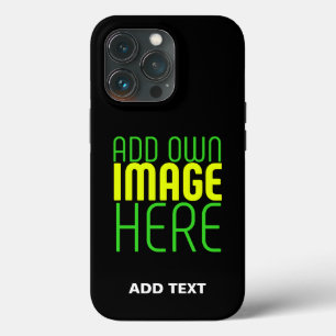 Case-Mate iPhone CASE MODÈLE DE TEXTE D'IMAGE NOIRE SIMPLE ET MODERNE