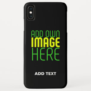 Case-Mate iPhone CASE MODÈLE DE TEXTE D'IMAGE NOIRE SIMPLE ET MODERNE