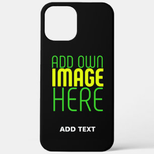 Case-Mate iPhone CASE MODELE DE TEXTE D'IMAGE NOIRE SIMPLE ET MODIFIABLE