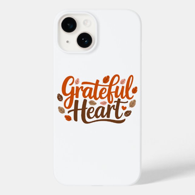 Coques Case-Mate iPhone Modèle de typographie cardiaque gracieuse (Verso)
