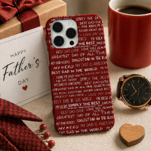 Coque iPhone 16 Pro Max Modèle de typographie pour le texte de cadeau de l