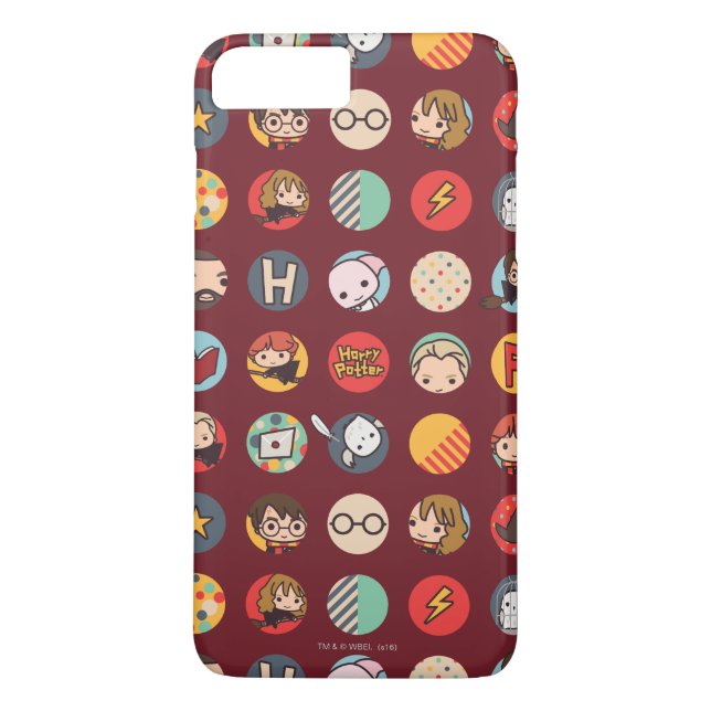 Coques Case-Mate iPhone Modèle d'icônes de dessin animé Harry Potter (Dos)