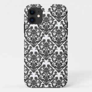 Case-Mate iPhone Case Modèle Dramatique Noir Damas