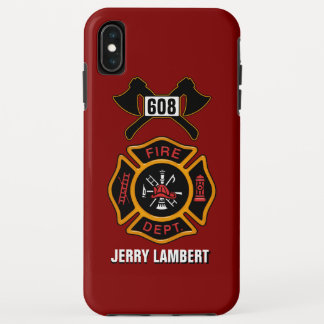 Coque Case-Mate Pour iPhone Modèle du nom de l'insigne du service des incendie
