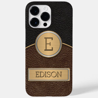 Coque Case-Mate iPhone Modèle du nom du monogramme exécutif