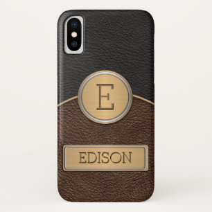 Coque Case-Mate Pour iPhone Modèle exécutif de nom de monogramme