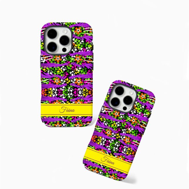 Coques Case-Mate iPhone Modèle floral (Créateur téléchargé)