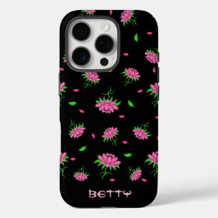 Coque iPhone 16 Pro Modèle floral