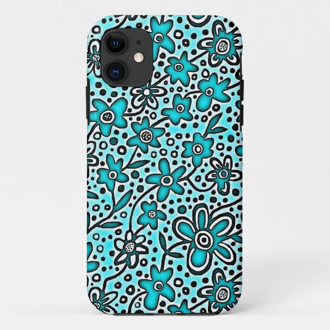 Coques Case-Mate iPhone Modèle floral 190112v1 (Dos)