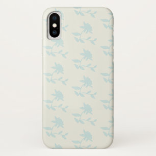 Case-Mate iPhone Case Modèle Floral bleu vintage