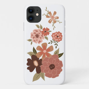 Case-Mate iPhone Case Modèle floral Brown de la Pêche Whimsical