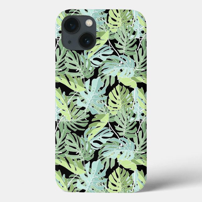 Coques Case-Mate iPhone Modèle floral de la jungle (Verso)