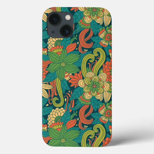 Coques Case-Mate iPhone Modèle floral d'été (Verso)
