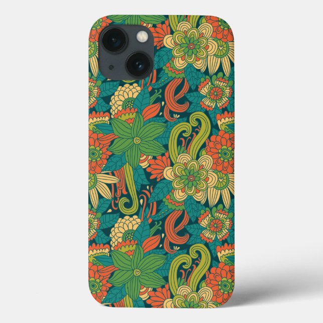 Coques Case-Mate iPhone Modèle floral d'été (Verso)