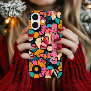 Coque Pour iPhone 16 Modèle floral Fantastique Rétro Personnalisé