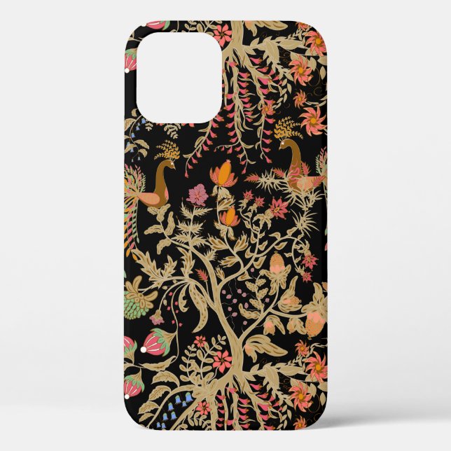 Coques Case-Mate iPhone Modèle floral fée chinoise avec de beaux oiseaux  (Verso)