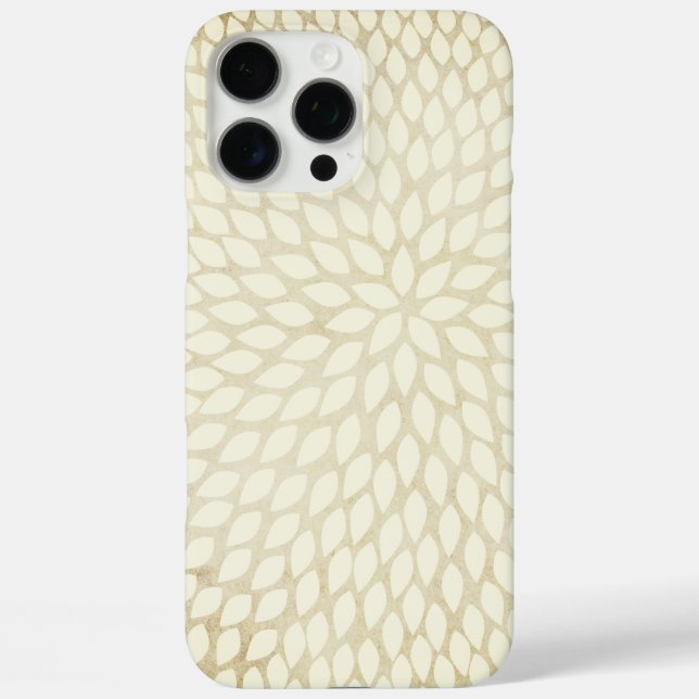 Coques Case-Mate iPhone Modèle floral moderne Abstrait Chrysanthemum (Verso)