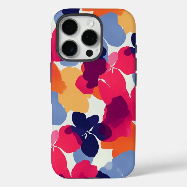Coques Case-Mate iPhone Modèle floral moderne Bold (Verso)