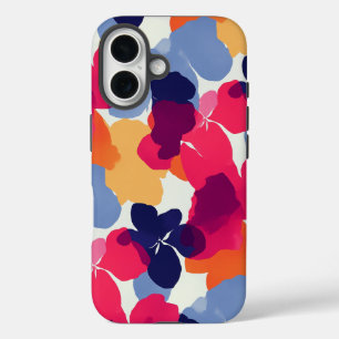 Coque Pour iPhone 16 Modèle floral moderne Bold