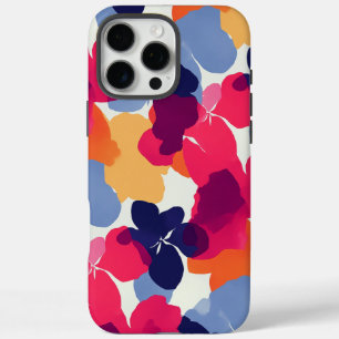 Coque iPhone 16 Pro Max Modèle floral moderne Bold