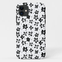 Modèle floral reconstruit - Goth chromatique
