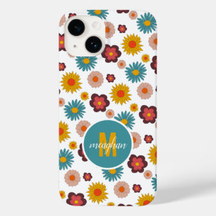 Coque Case-Mate iPhone Modèle floral rétro coloré