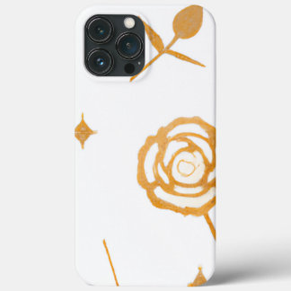 Case-Mate iPhone Case Modèle Floral Rose blanc & or Plate