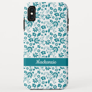 Case-Mate iPhone Case Modèle floral Turquoise moderne Turquoise Tropical