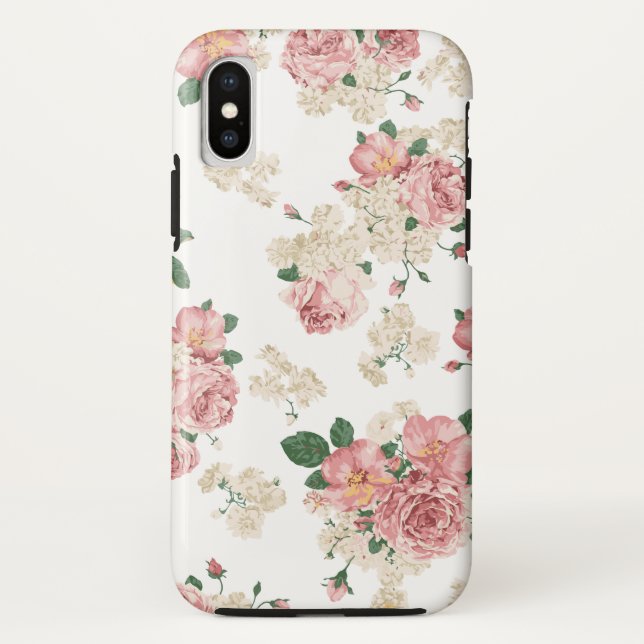 Coques Case-Mate iPhone Modèle floral Vinage (Dos)