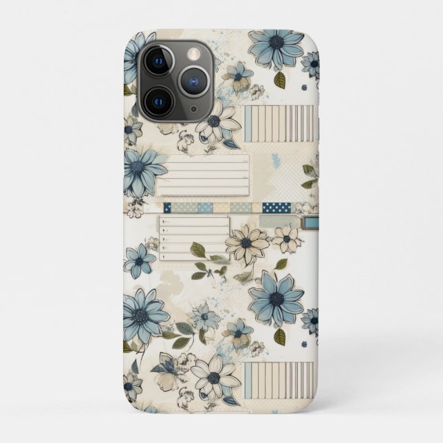 Coques Case-Mate iPhone Modèle Floral vintage (Dos)