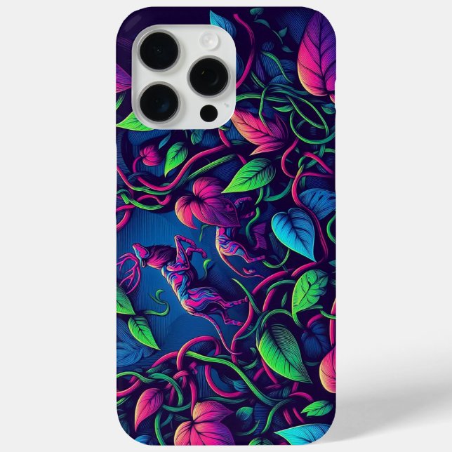 Coques Case-Mate iPhone Modèle Graffiti Blacklight (Verso)