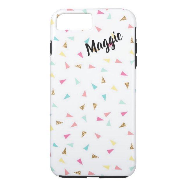 Coques Case-Mate iPhone Modèle Motif Pastel Confetti (Dos)