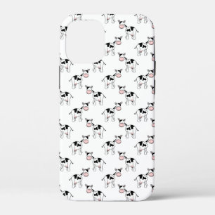 Coque iPhone 12 Mini Modèle noir et blanc de vache
