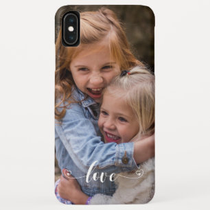 Case-Mate iPhone Case Modèle photo Love Script Heart Family