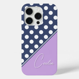 Coque Case-Mate iPhone Modèle Pour Votre Nom Belles Couleurs Pois