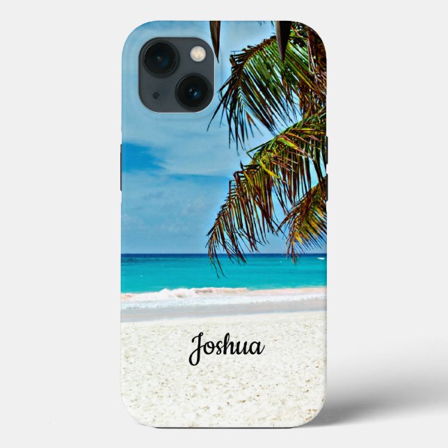 Coques Case-Mate iPhone Modèle Tropical Paradise, personnalisable (Verso)