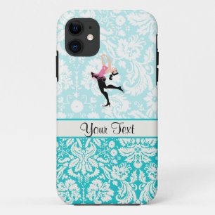 Etui iPhone Case-Mate Modèle turquoise Damask Patinage sur glace
