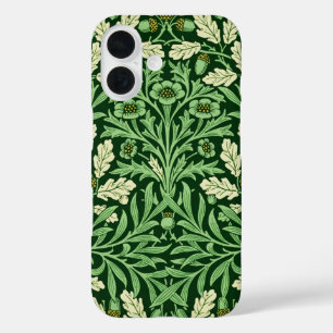 Coque Pour iPhone 16 Modèle vintage de William Morris Acorn Oak Green