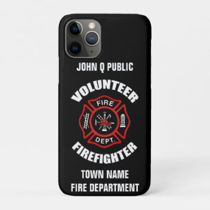 Etui iPhone Case-Mate Modèle volontaire de nom de sapeur-pompier