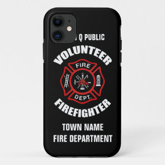 Etui iPhone Case-Mate Modèle volontaire de nom de sapeur-pompier
