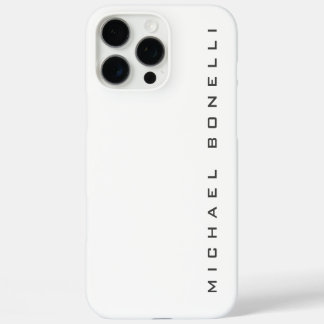 Coque iPhone 16 Pro Max Modern Creative tendance White Ajouter un nom