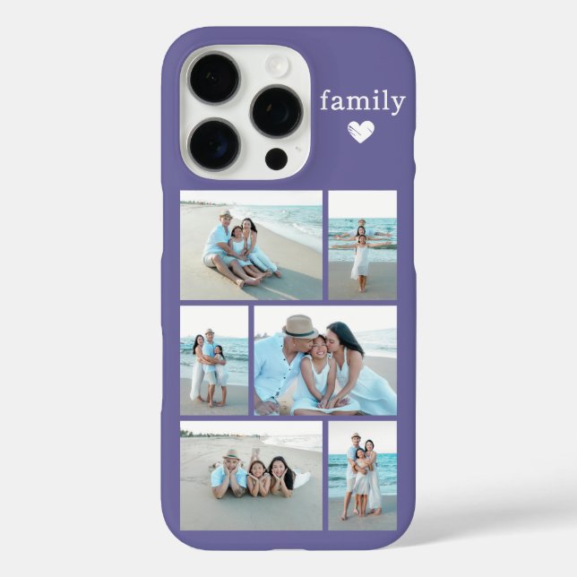 Coques Case-Mate iPhone Modern Family 6 Photo Violet (Verso)