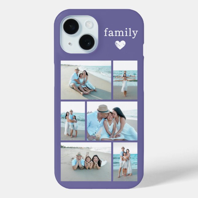 Coques Case-Mate iPhone Modern Family 6 Photo Violet (Verso)